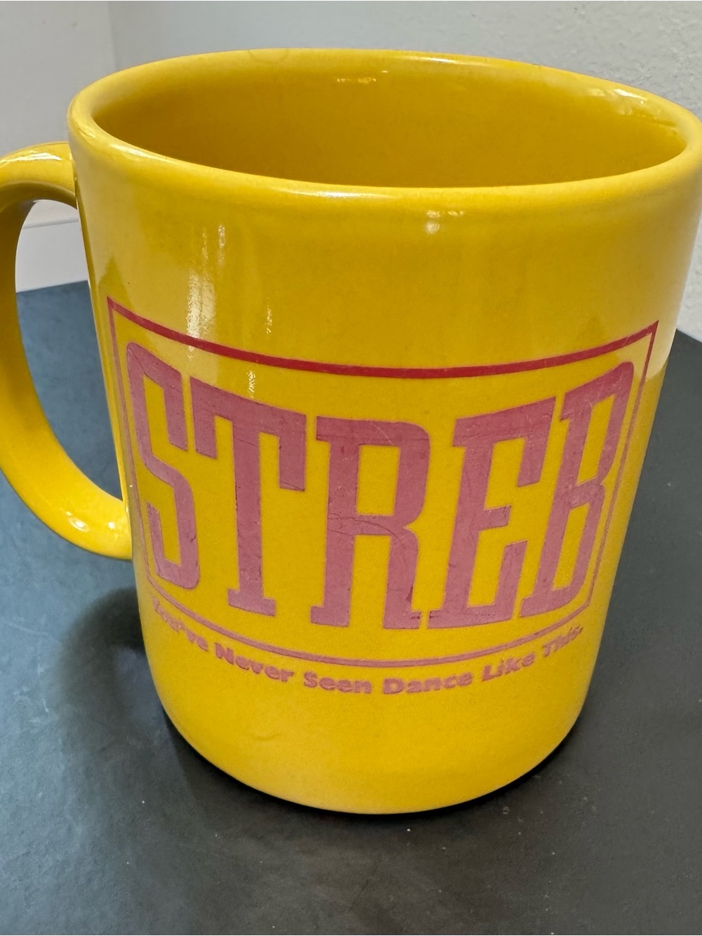 Yellow STREB Ceramic Coffee Mug